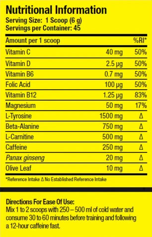 Ripped Freak Pre-Workout